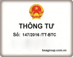 Điểm mới của Thông tư 147/2016 /TT-BTC: Quy định mới về quản lý và trích khấu hao tài sản cố định