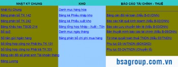 Mẫu sổ sách kế toán Excel theo QĐ 48 và Thông tư 200