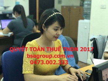 Hướng dẫn của TCT 03/03/2017 về quyết toán thuế TNDN 2017