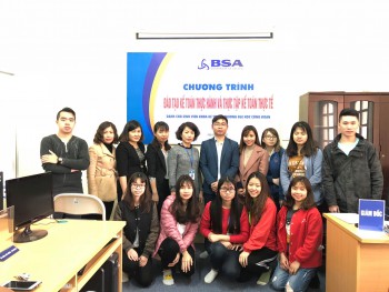 Chương trình đào tạo kế toán thực hành và thực tập kế toán thực tế cho sinh viên Kế toán trường Đại học Công Đoàn