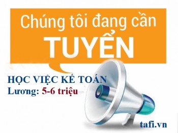 Tuyển học việc kế toán
